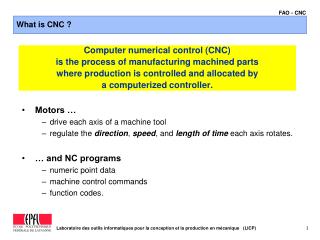 What is CNC ?