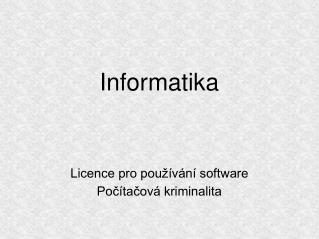 Informatika