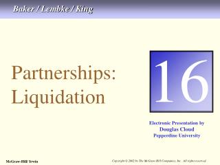 Partnerships: Liquidation