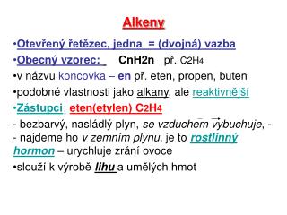 Alkeny
