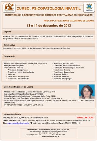 CURSO: PSICOPATOLOGIA INFANTIL