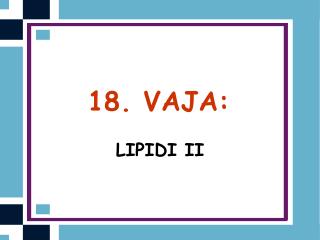 18. VAJA: