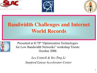 Achieving High Throughput on Fast Networks (Bandwidth Challenges and World Records)