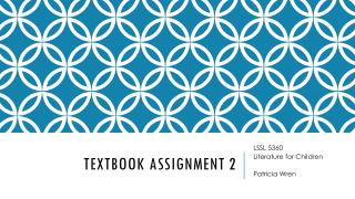 Textbook aSsignment 2