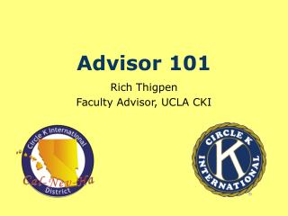 Advisor 101