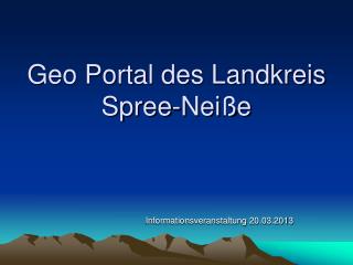 Geo Portal des Landkreis Spree-Neiße