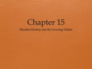 Chapter 15