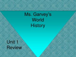 Ms. Garvey’s World History