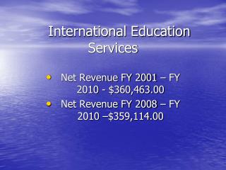 International Education Services