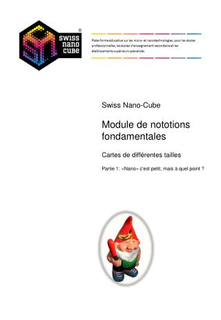 Swiss Nano-Cube Module de nototions fondamentales Cartes de différentes tailles