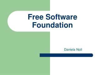 Free Software Foundation