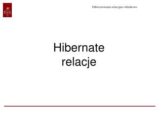 Hibernate relacje