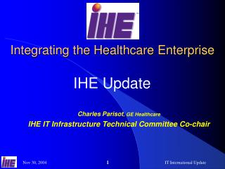 Integrating the Healthcare Enterprise