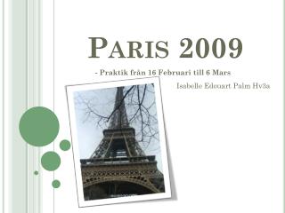 Paris 2009