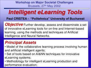 Intelligent eLearning Tools