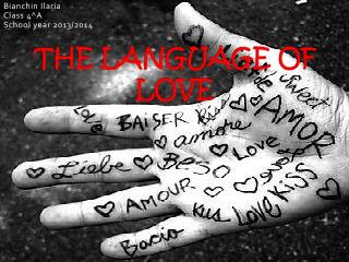 THE LANGUAGE OF LOVE