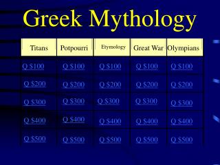 Greek Mythology