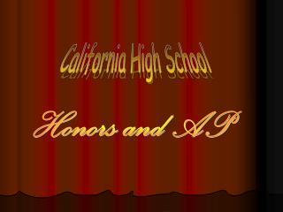 California High School