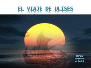 EL VIAJE DE ULISES