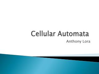 Cellular Automata