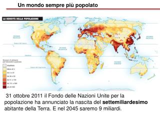 Un mondo sempre più popolato