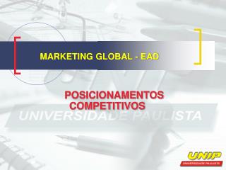 MARKETING GLOBAL - EAD