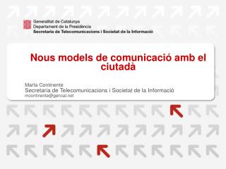 Nous models de comunicació amb el ciutadà