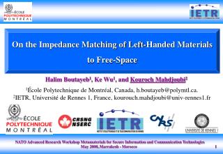On the Impedance Matching of Left-Handed Materials to Free-Space