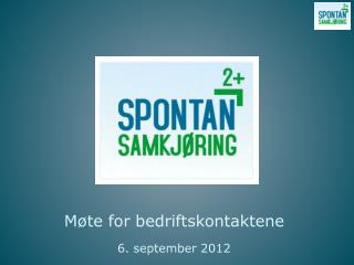 Møte for bedriftskontaktene