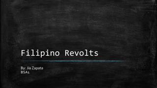 Filipino Revolts