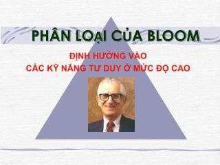 PHÂN LOẠI CỦA BLOOM