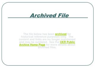 Archived File