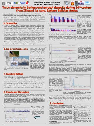 EGS-AGU-EUG Joint Assemblies 06-11 April 2003, Nice, France