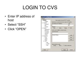 LOGIN TO CVS