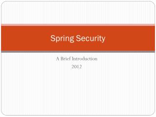 Spring Security