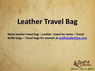 Leather Travel Bag