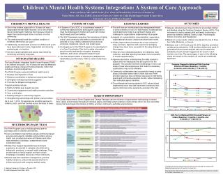 Children’s Mental Health Systems Integration: A System of Care Approach