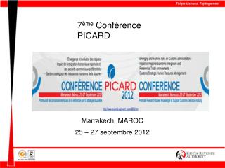 Marrakech, MAROC 25 – 27 septembre 2012