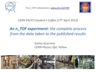 The n_TOF Collaboration , cern.ch/nTOF