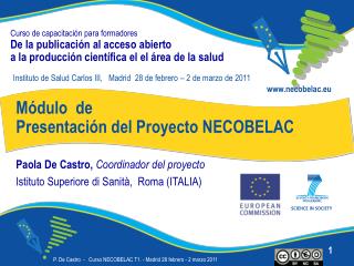 Curso de capacitación para formadores De la publicación al acceso abierto