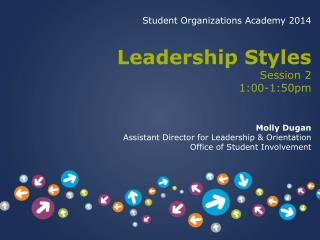 Student Organizations Academy 2014 Leadership Styles Session 2 1:00-1:50pm