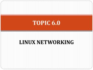 TOPIC 6.0