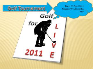 Date: 23 April 2011 Venues: Wyndham Rio Mar