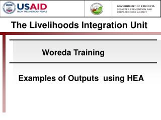 The Livelihoods Integration Unit