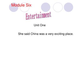 Module Six