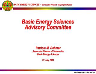 BASIC ENERGY SCIENCES -- Serving the Present, Shaping the Future