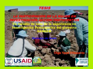 TESIS LA PARTICIPACION DE LA MUJER EN INVESTIGACIÓN ACCION PARTICIPATIVA