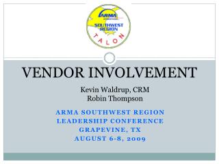 VENDOR INVOLVEMENT