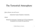 The Terrestrial Atmosphere