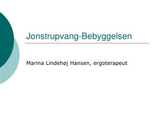 Jonstrupvang-Bebyggelsen